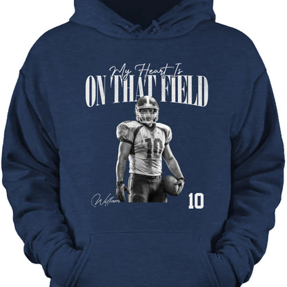 Class of 2027 Senior Mom Shirt - Personalized Sports Mom Gameday Apparel for Football Fans