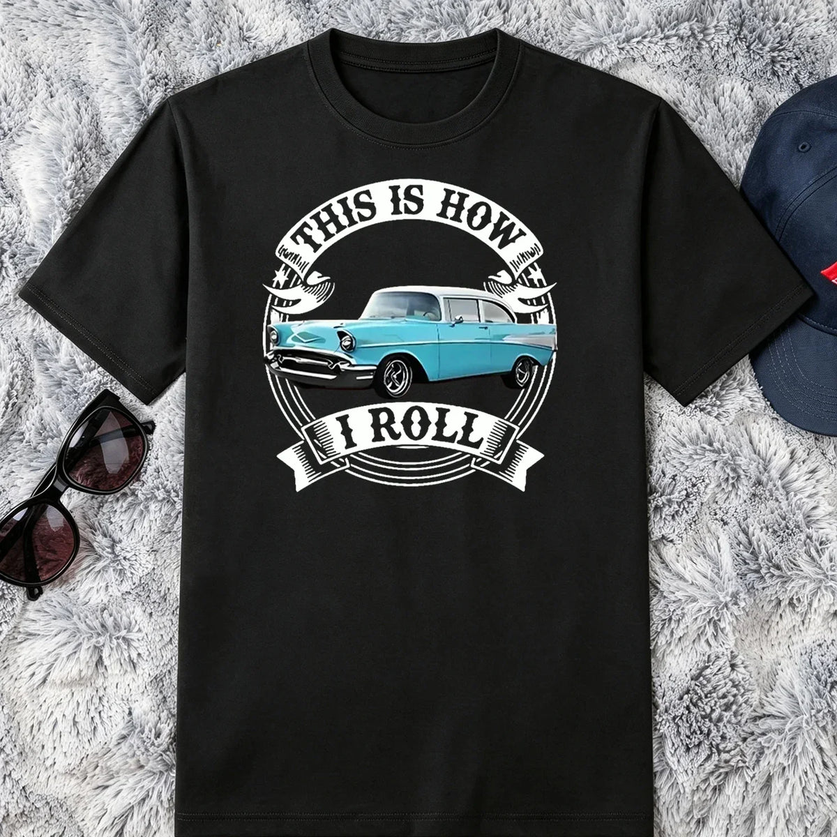 Personalized Baseball Cap, Vintage Muscle Car and Witty Quote, Creative Gift for Dad or Car Enthusiast