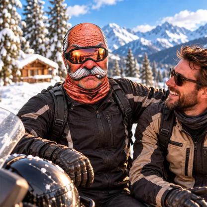 Personalized Funny Old Man Face Winter Ski Mask