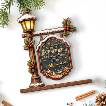 Personalized 2-Layer Wooden Plaque
