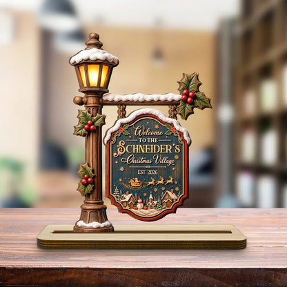 Personalized 2-Layer Wooden Plaque