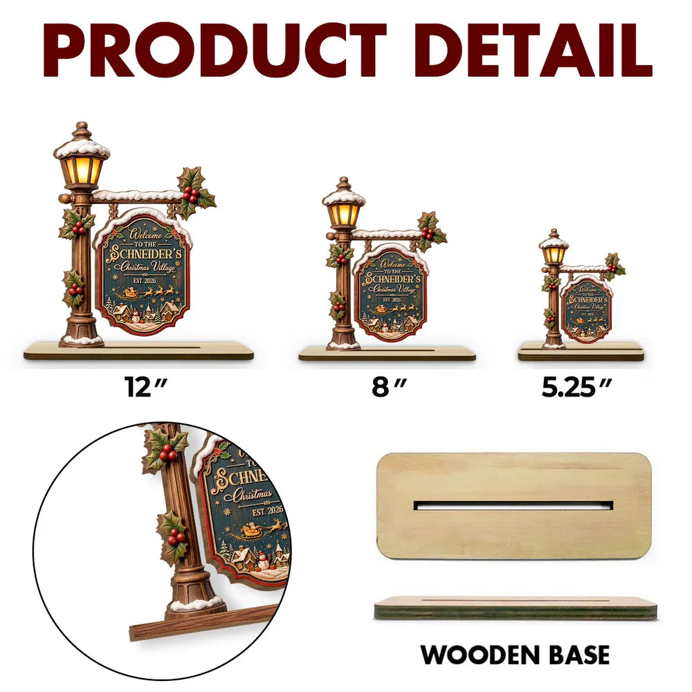 Personalized 2-Layer Wooden Plaque