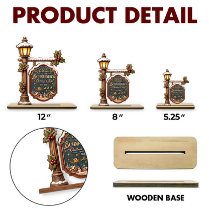 Personalized 2-Layer Wooden Plaque