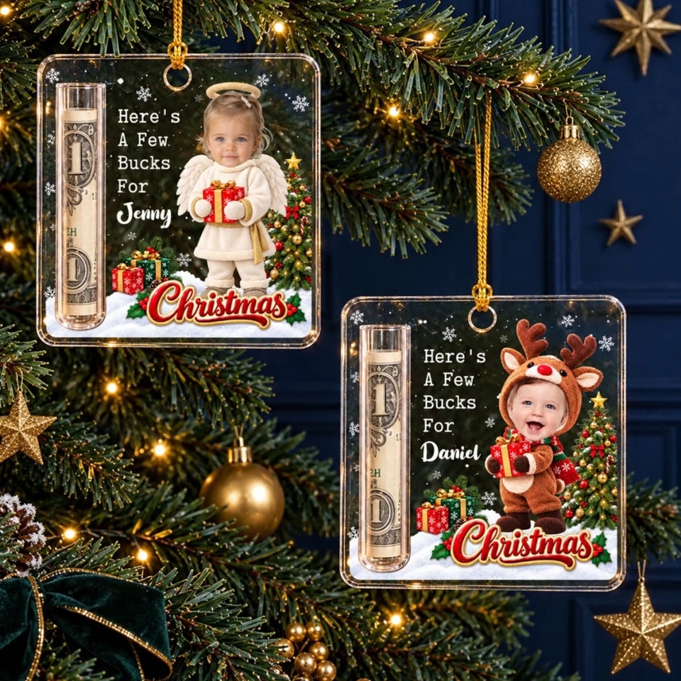 Christmas Blessing - Personalized Cash Gift Ornament