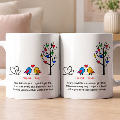 Personalized Your Friendship is a Special Gift Mug