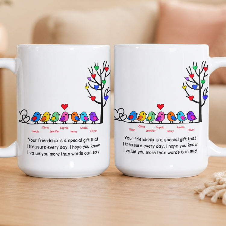 Personalized Your Friendship is a Special Gift Mug