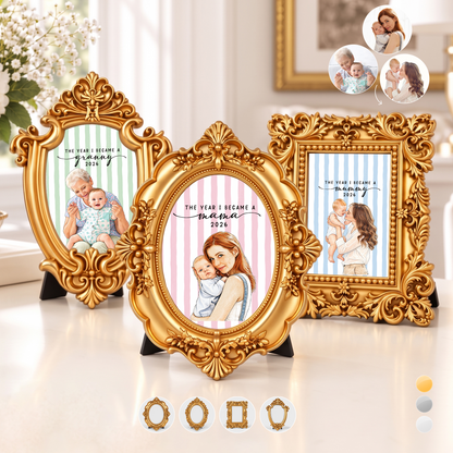 Custom The Year I Became A Mum Photo Mini Frame