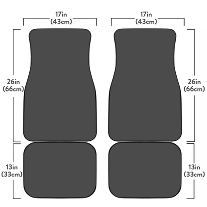 Personalized Retro Classic Car Floor Mats For Dad