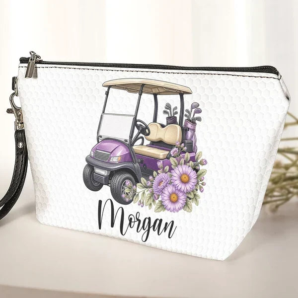 Personalized Women's Zipper Makeup Bag