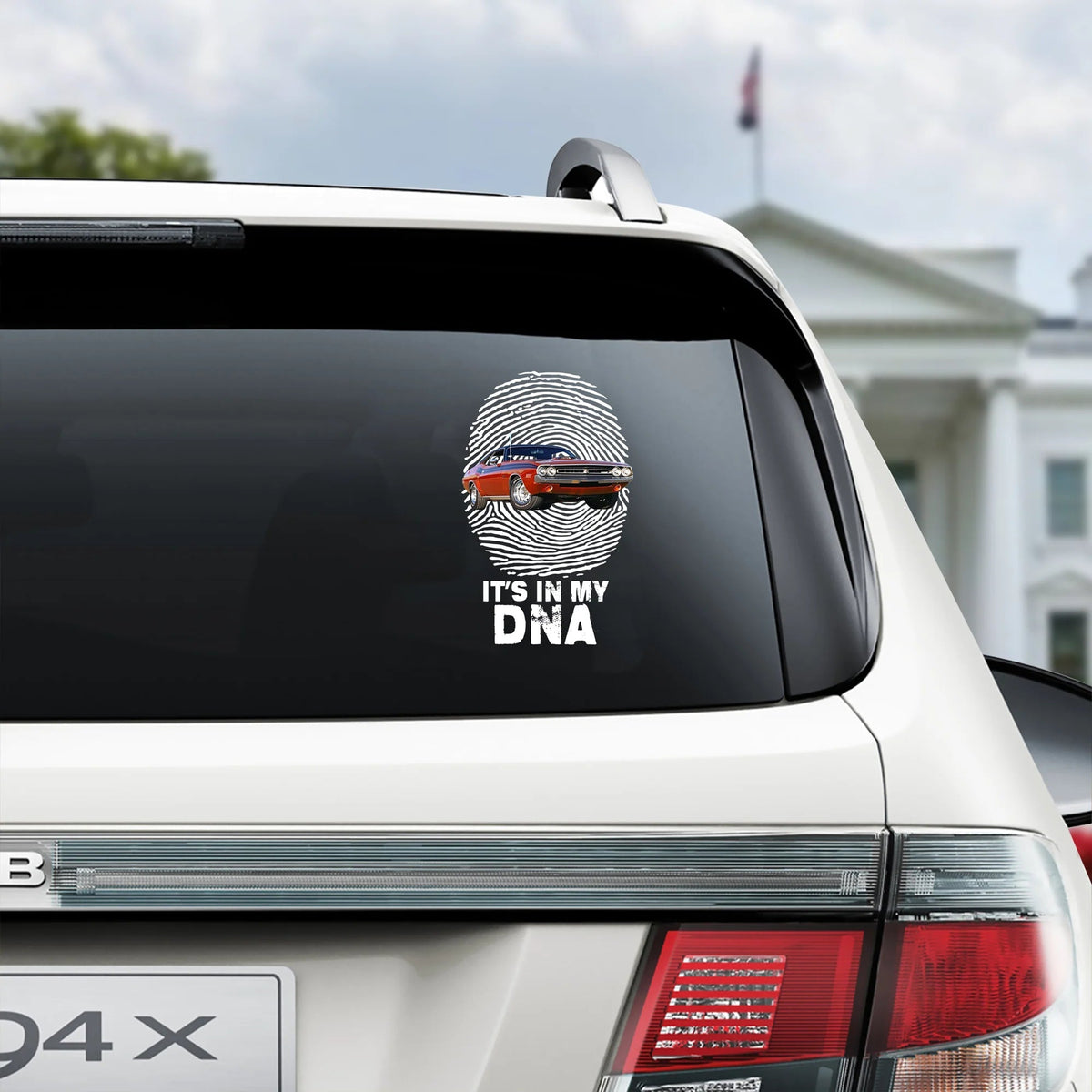 Personalized DNA Photo Car Window Decal