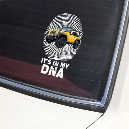 Personalized DNA Photo Car Window Decal