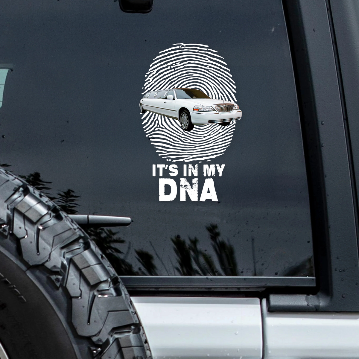 Personalized DNA Photo Car Window Decal